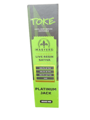 Toke Disposable Platinum Jack- Front